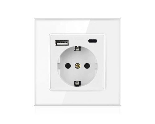 Смарт розетка Smartdust SD-S01-EU с USB/Type-C